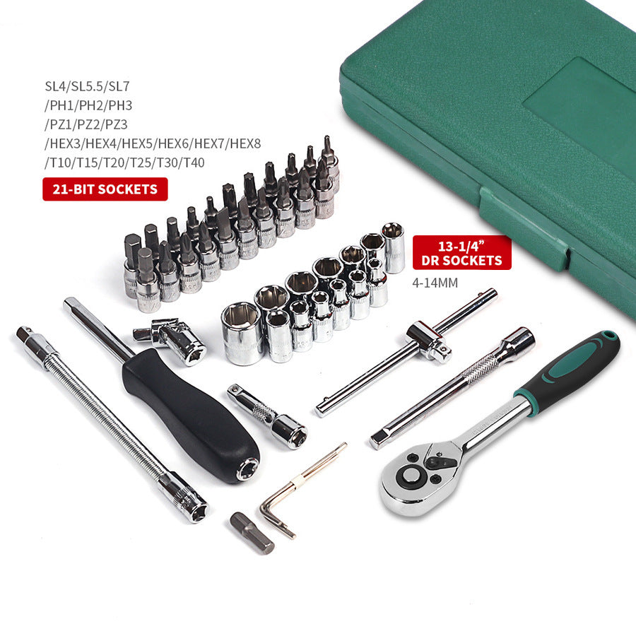 46-Piece Car Repair Tool Set