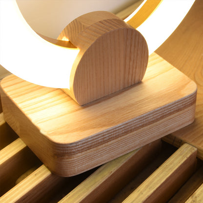 Nordic Circular Wooden Chandelier