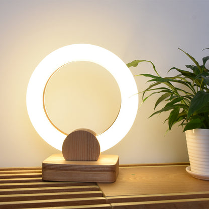 Nordic Circular Wooden Chandelier