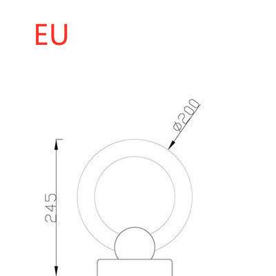 Nordic Circular Wooden Chandelier