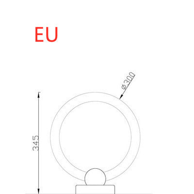 Nordic Circular Wooden Chandelier
