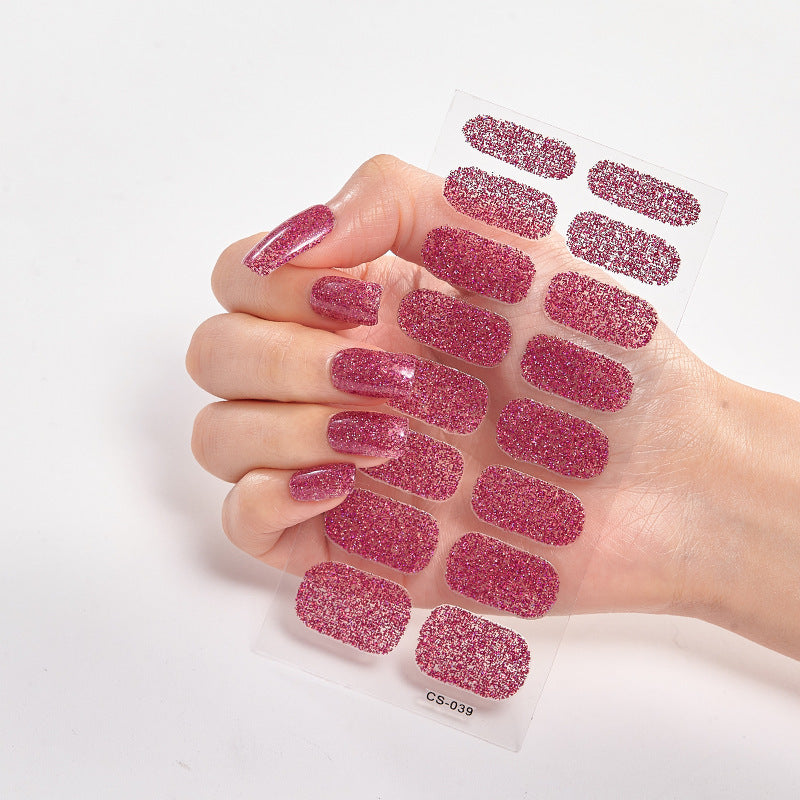 Scallion Powder Nail Art Stickers