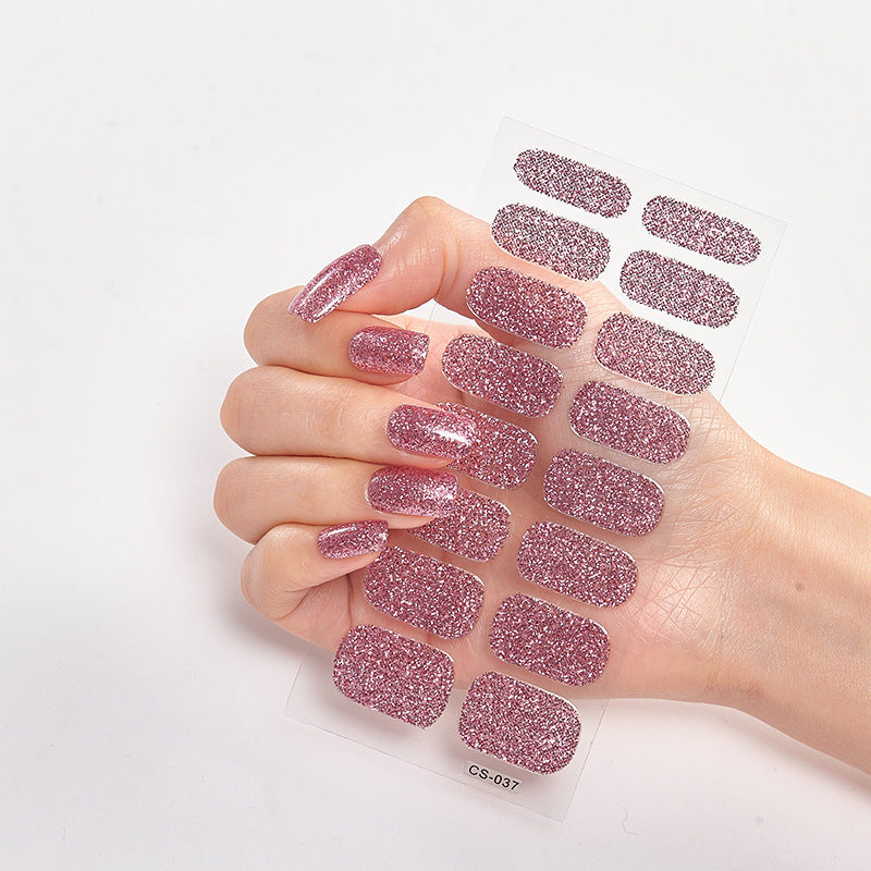 Scallion Powder Nail Art Stickers
