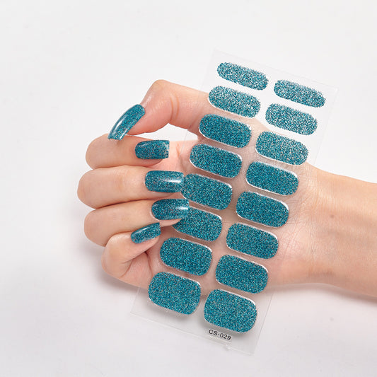 Scallion Powder Nail Art Stickers