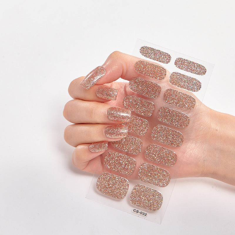 Scallion Powder Nail Art Stickers