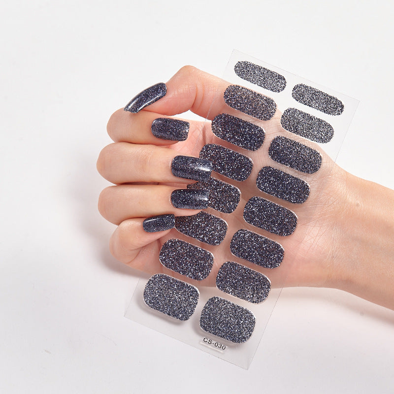 Scallion Powder Nail Art Stickers