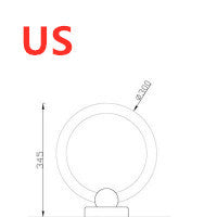 Nordic Circular Wooden Chandelier