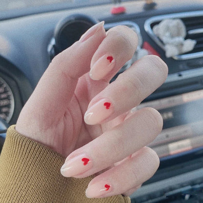 Elegant Nude Ballet Nail Patches