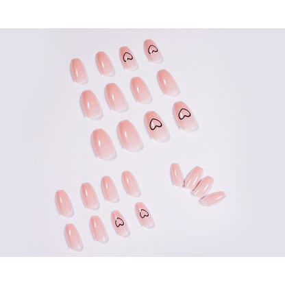 Elegant Nude Ballet Nail Patches