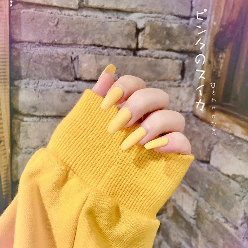 Frosted Autumn Ballet Nails