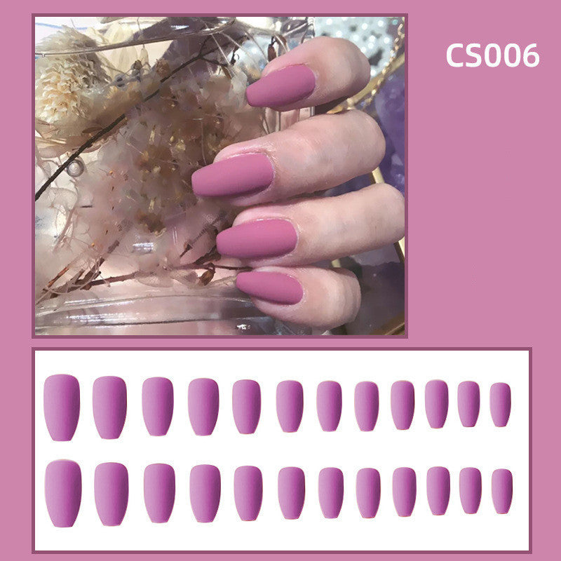 Frosted Autumn Ballet Nails