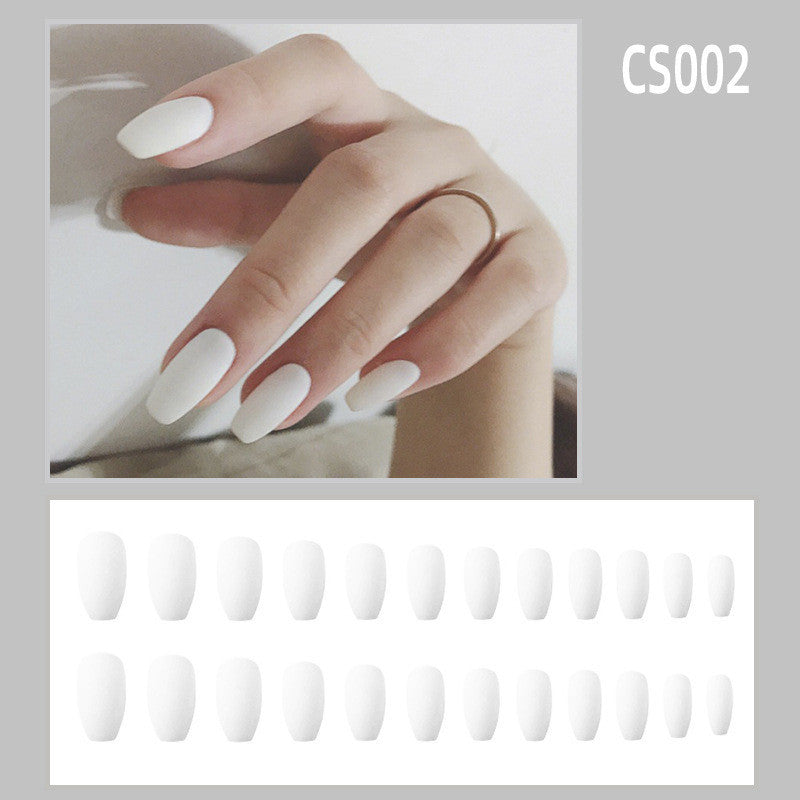 Frosted Autumn Ballet Nails