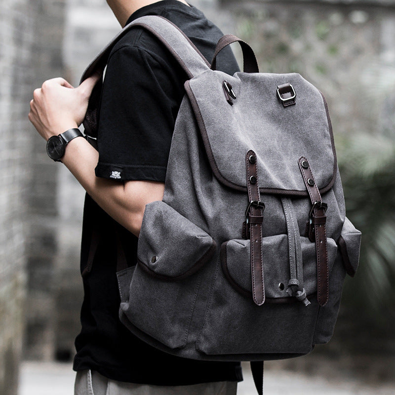 Vintage Canvas Travel Backpack