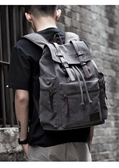 Vintage Canvas Travel Backpack