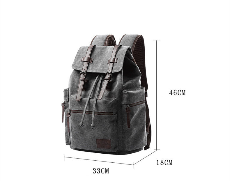 Vintage Canvas Travel Backpack
