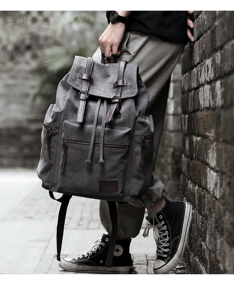 Vintage Canvas Travel Backpack