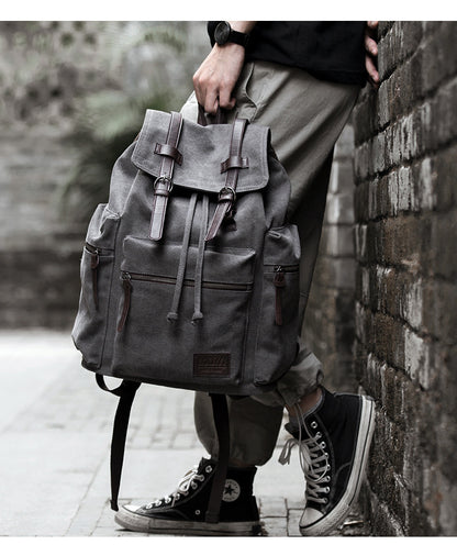 Vintage Canvas Travel Backpack