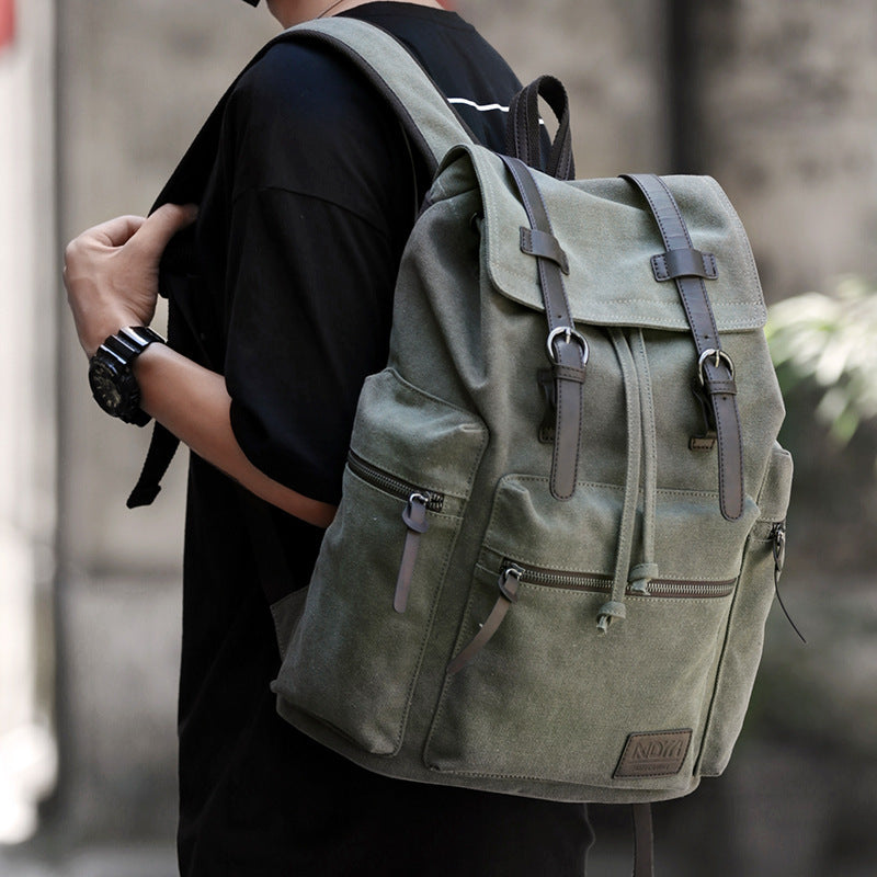 Vintage Canvas Travel Backpack
