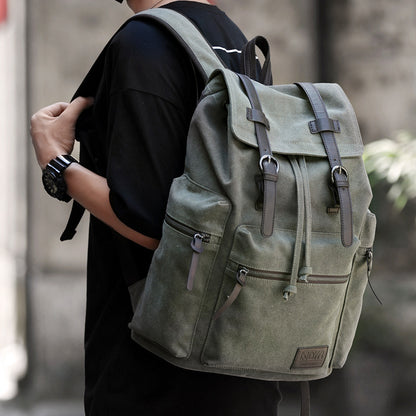 Vintage Canvas Travel Backpack