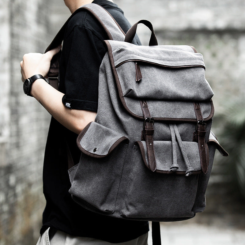Vintage Canvas Travel Backpack