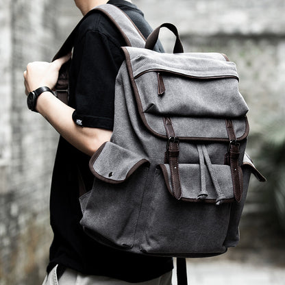 Vintage Canvas Travel Backpack