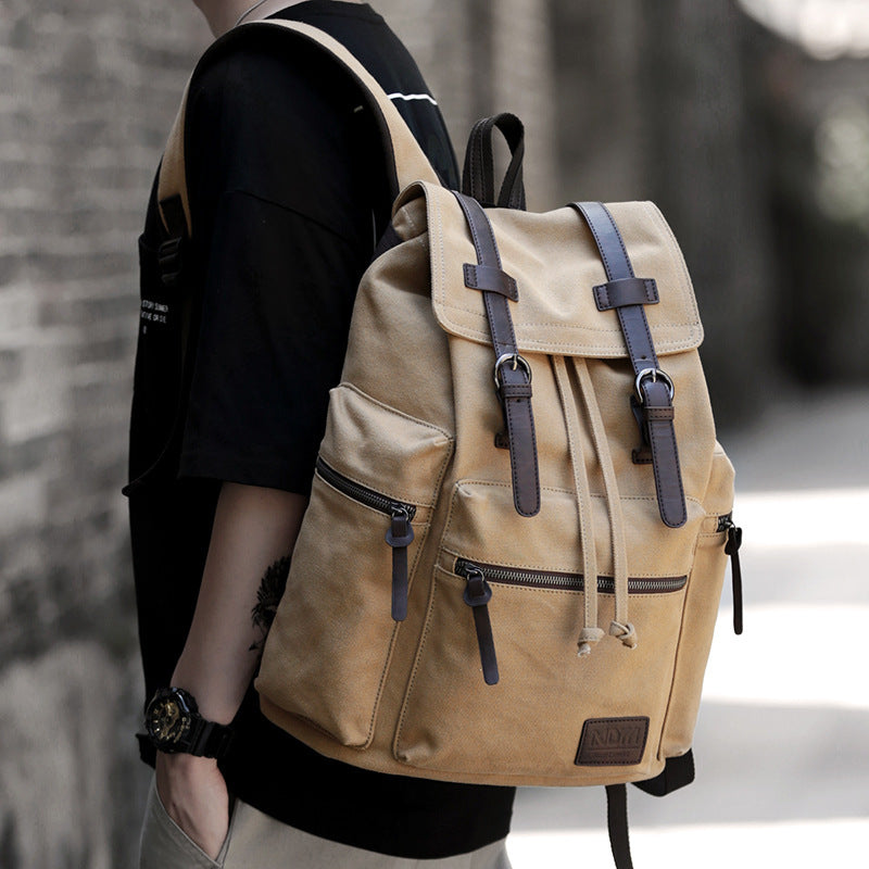 Vintage Canvas Travel Backpack