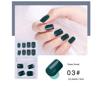 Pure Color Press-On Nail Patches
