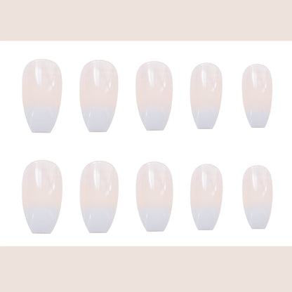 Elegant White Ballet Nails