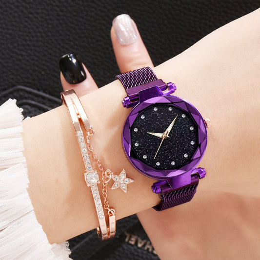 Starry Sky Bracelet Watch Set