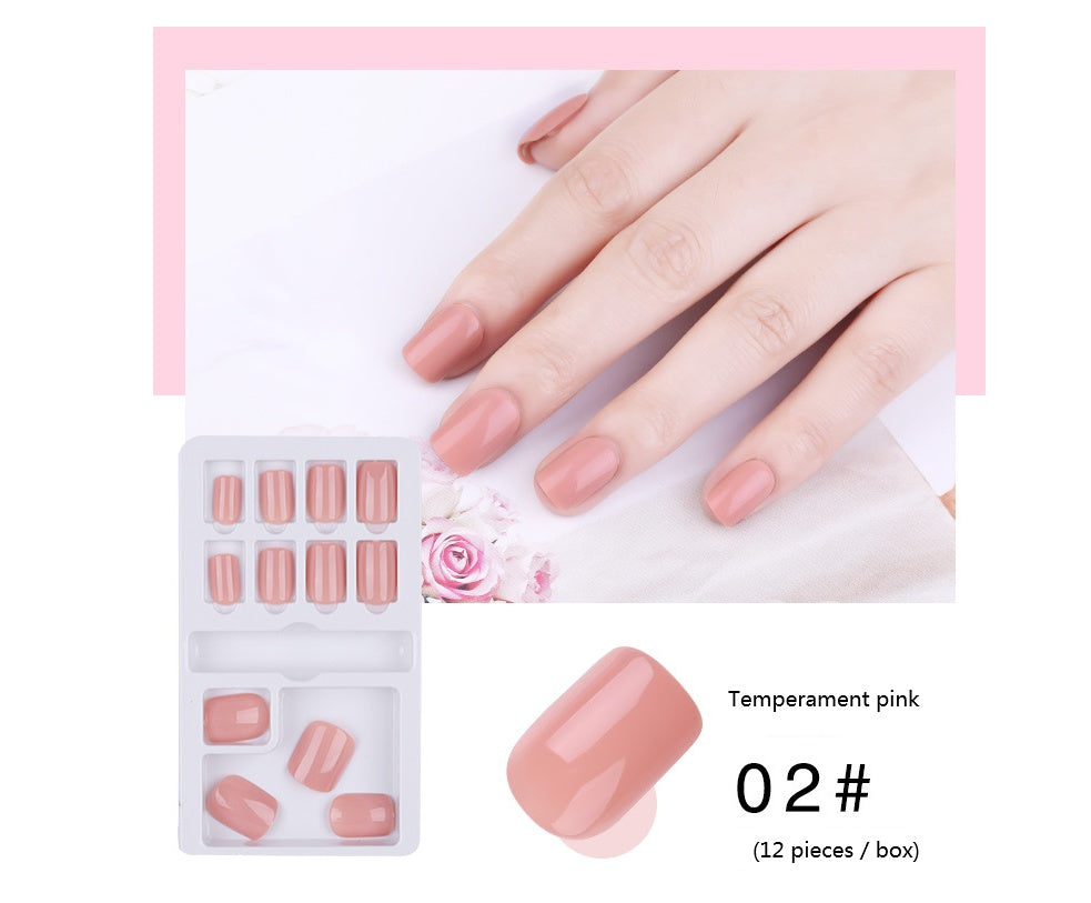 Pure Color Press-On Nail Patches