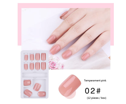 Pure Color Press-On Nail Patches