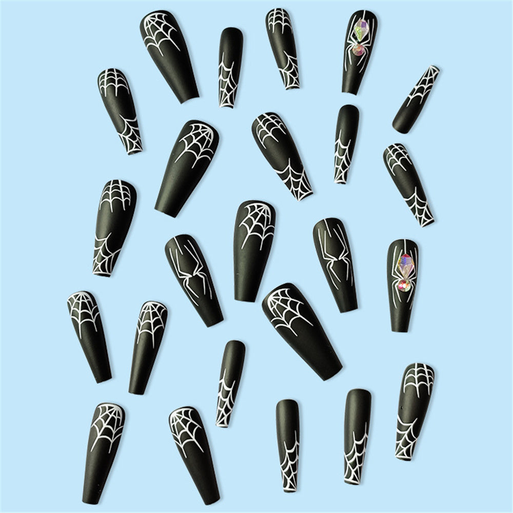Spooky Spider Halloween Nail Armor