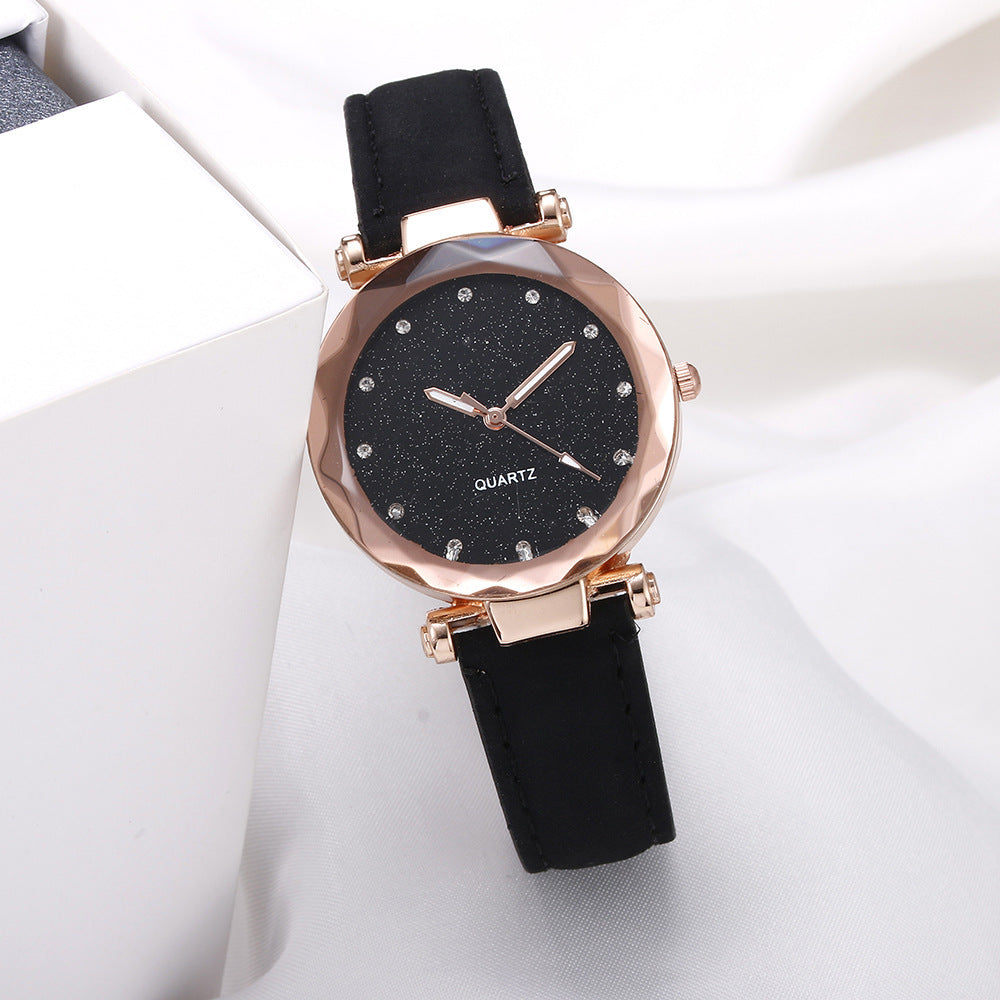 Starry Sky Rhinestone Watch