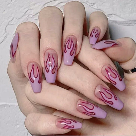 Vibrant Soft Finish False Nails