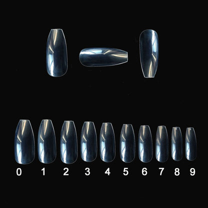 500 French Tip Nail Set