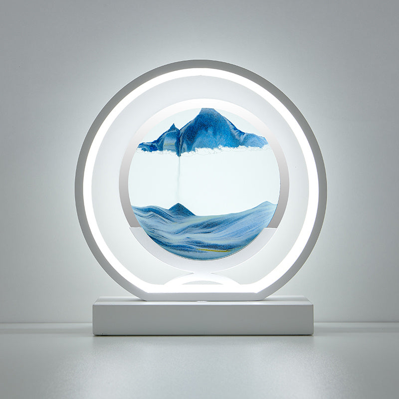 Elegant Hourglass LED Lamp