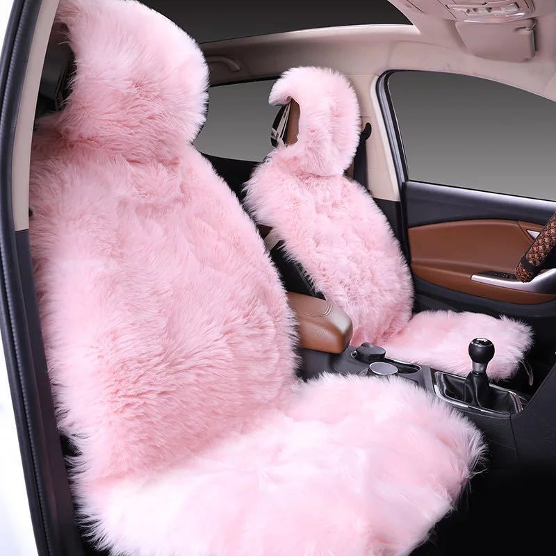 Plush Winter Car Seat Covers