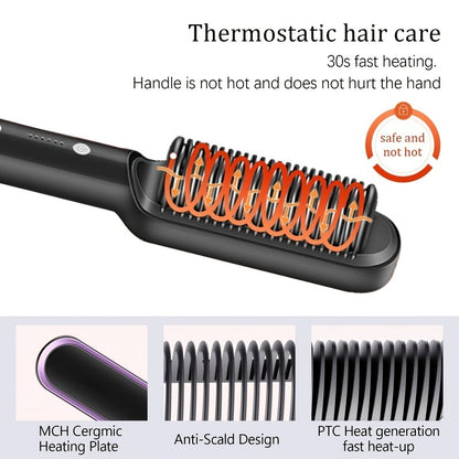 2-in-1 Straightener & Curler Brush