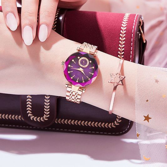 Elegant Steel Quartz Watch