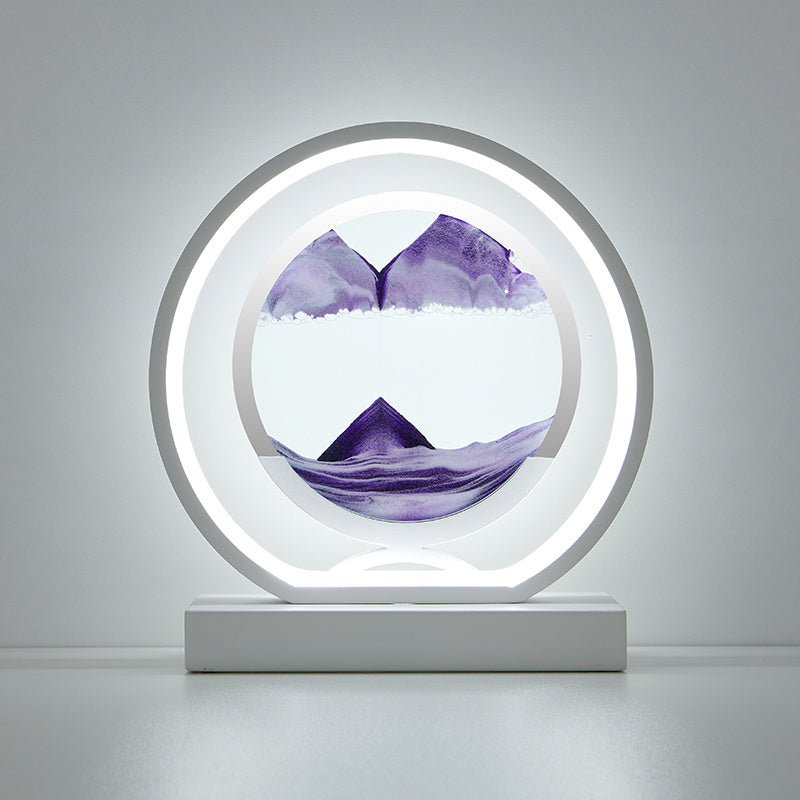 Elegant Hourglass LED Lamp