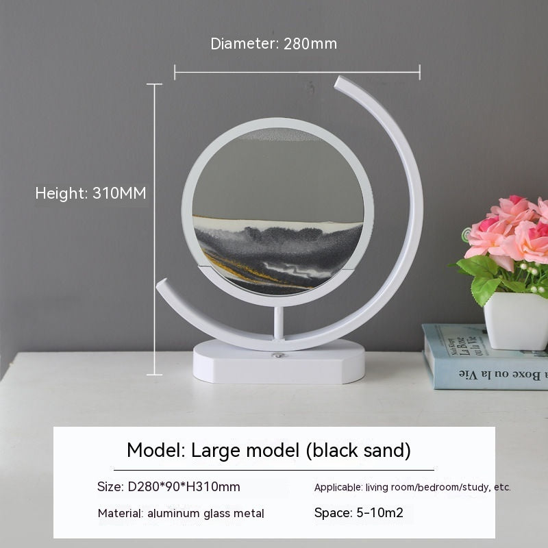 Elegant 3D Quicksand LED Lamp