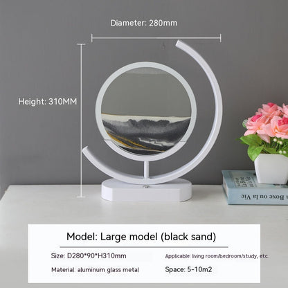 Elegant 3D Quicksand LED Lamp