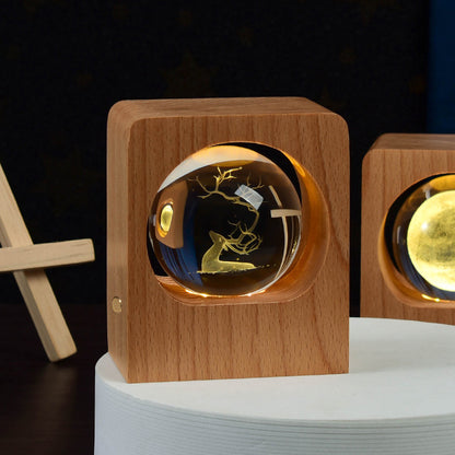 Crystal Ball Night Light: Enchanted Glow
