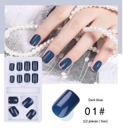 Pure Color Press-On Nail Patches