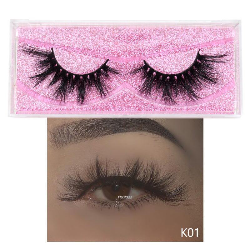 3D Glittered False Eyelashes