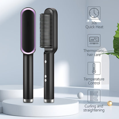 2-in-1 Straightener & Curler Brush