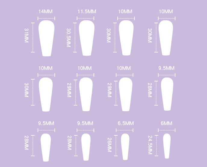Vibrant Soft Finish False Nails