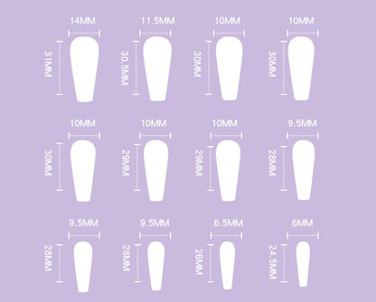 Vibrant Soft Finish False Nails