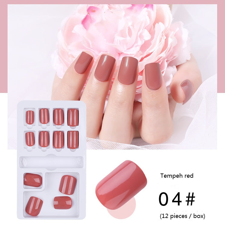 Pure Color Press-On Nail Patches
