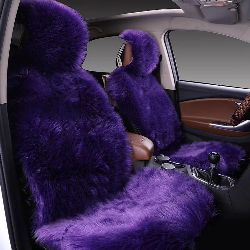 Plush Winter Car Seat Covers